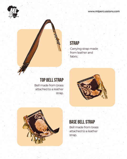 Carrying Strap For Iya Ilu (Authentic Nigerian Talking Drum )