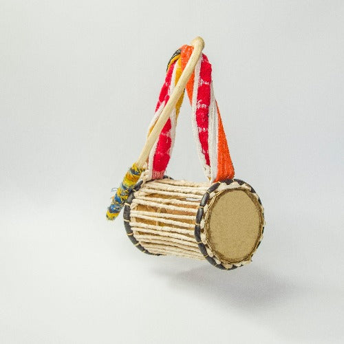 Authentic Nigerian Talking Drum (Omele Gan-Gan) with Beater (Single/Double Configuration) | Traditional Gifts| - ML Percussions