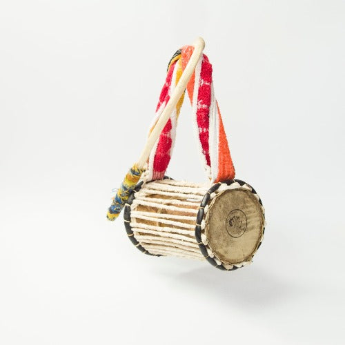 Authentic Nigerian Talking Drum (Omele Gan-Gan) with Beater (Single/Double Configuration) | Traditional Gifts| - ML Percussions