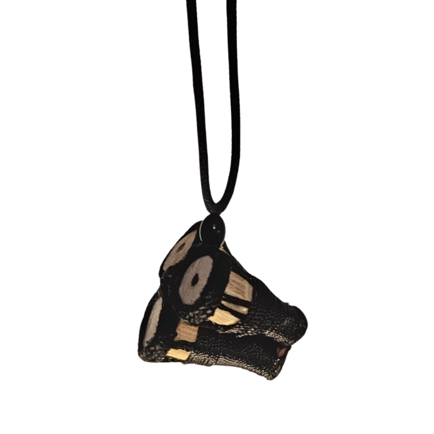 Hand-Made Nigerian Mini Talking Drum and Bata Necklace | Traditional Gifts | Souvenirs | Beautifully Crafted - ML Percussions