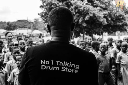 Authentic Nigerian talking drums at MLpercussions