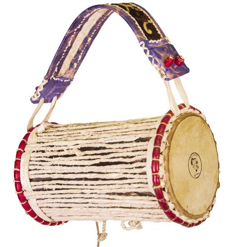 Nigerian talking drum also known as gangan or adamo with carrying strap by mlpercussions